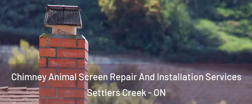  Chimney Animal Screen Repair And Installation Services Settlers Creek - ON