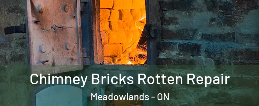 Chimney Bricks Rotten Repair Meadowlands - ON