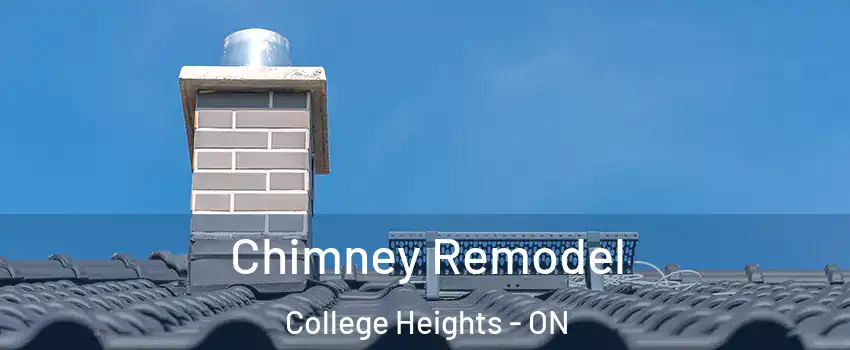  Chimney Remodel College Heights - ON
