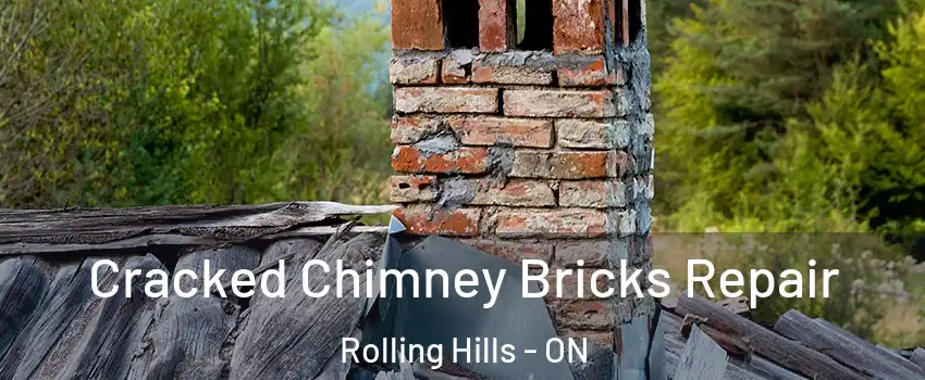  Cracked Chimney Bricks Repair Rolling Hills - ON