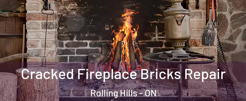  Cracked Fireplace Bricks Repair Rolling Hills - ON