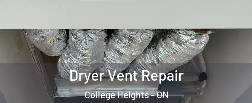  Dryer Vent Repair College Heights - ON