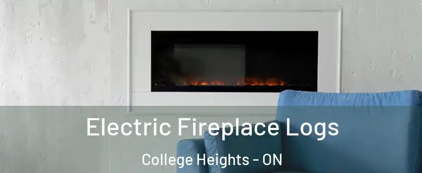  Electric Fireplace Logs College Heights - ON