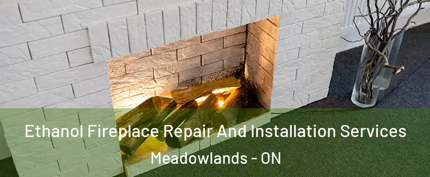  Ethanol Fireplace Repair And Installation Services Meadowlands - ON