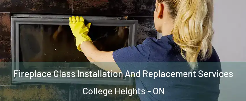  Fireplace Glass Installation And Replacement Services College Heights - ON