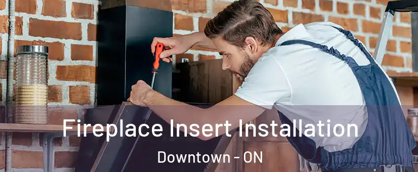  Fireplace Insert Installation Downtown - ON