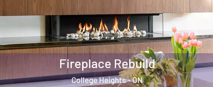  Fireplace Rebuild College Heights - ON