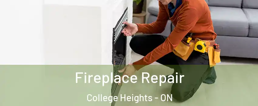  Fireplace Repair College Heights - ON