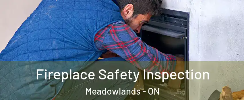  Fireplace Safety Inspection Meadowlands - ON