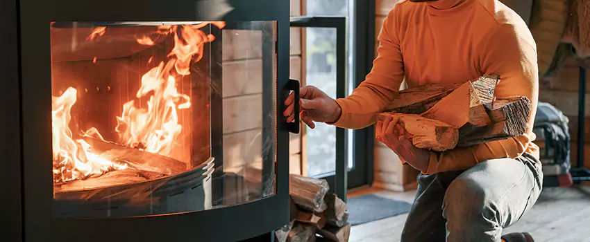 Residential Fireplace Ceramic Glass Installation in Meadowlands, ON