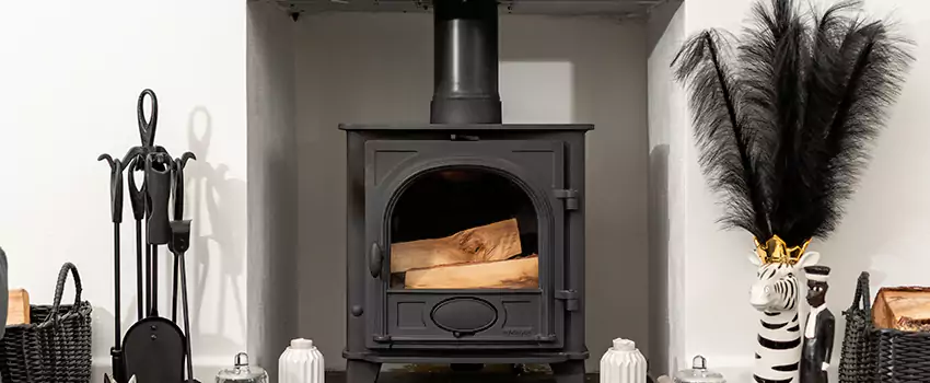 Thelin Hearth Products Providence Pellet Insert Fireplace Installation in Montgomery Village, ON