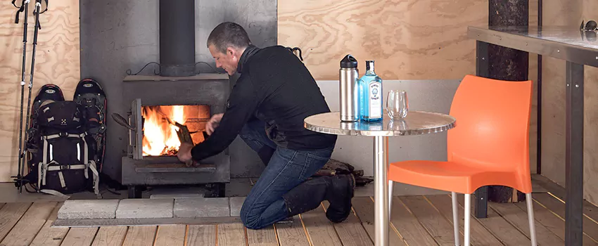 Open Hearth Wood Fireplace Installation in Meadowlands, ON