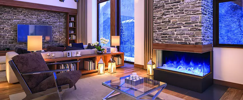 Dynamic Flame Color Fireplace Installation in Meadowlands, ON