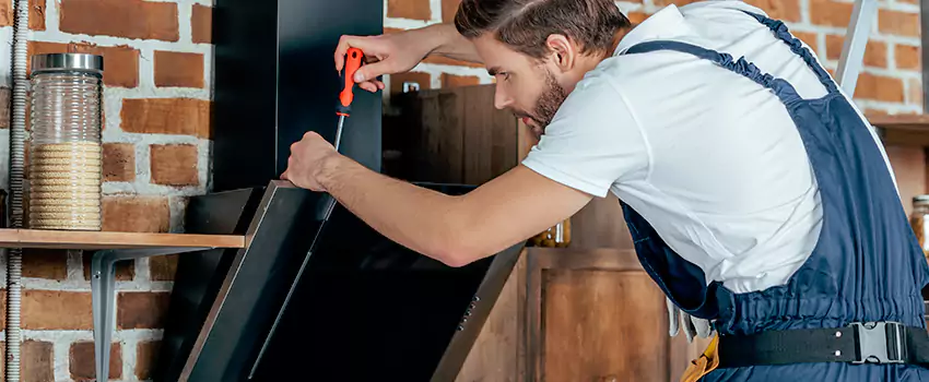Old Rusted Metal Fireplace Repair And Replacement in Meadowlands, ON