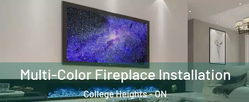  Multi-Color Fireplace Installation College Heights - ON