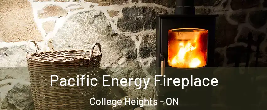  Pacific Energy Fireplace College Heights - ON