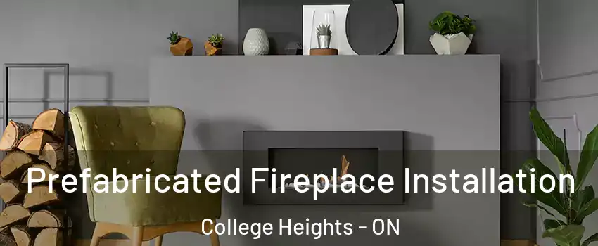  Prefabricated Fireplace Installation College Heights - ON