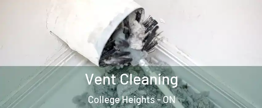  Vent Cleaning College Heights - ON