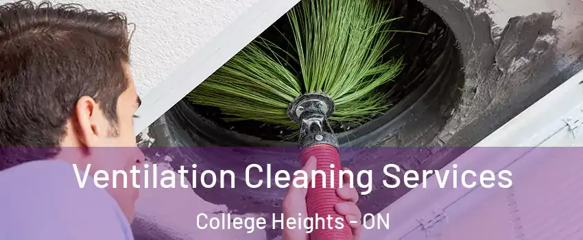  Ventilation Cleaning Services College Heights - ON
