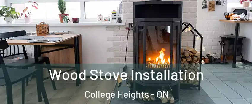  Wood Stove Installation College Heights - ON